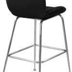 Paris Velvet Upholstered Counter Stool