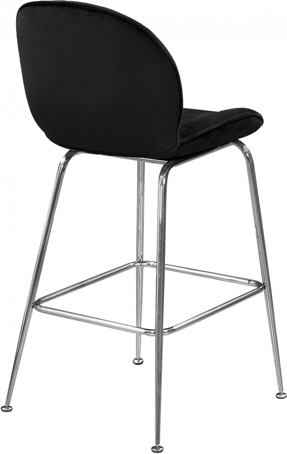 Paris Velvet Upholstered Counter Stool