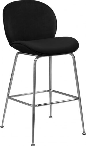 Paris Velvet Upholstered Counter Stool