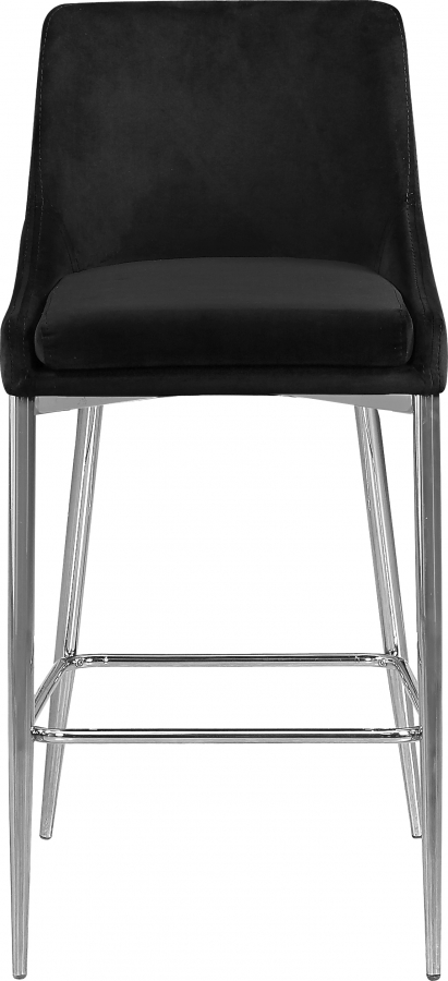 Karina Velvet Upholstered Counter Stool