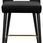 Kelly Velvet Upholstered Counter Stool