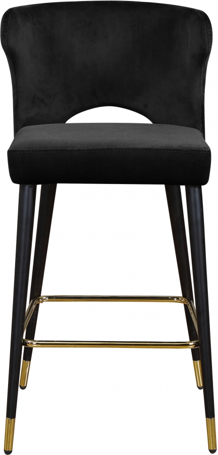 Kelly Velvet Upholstered Counter Stool