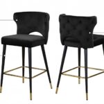 Kelly Velvet Upholstered Counter Stool