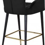 Luxe Velvet Upholstered Counter Stool