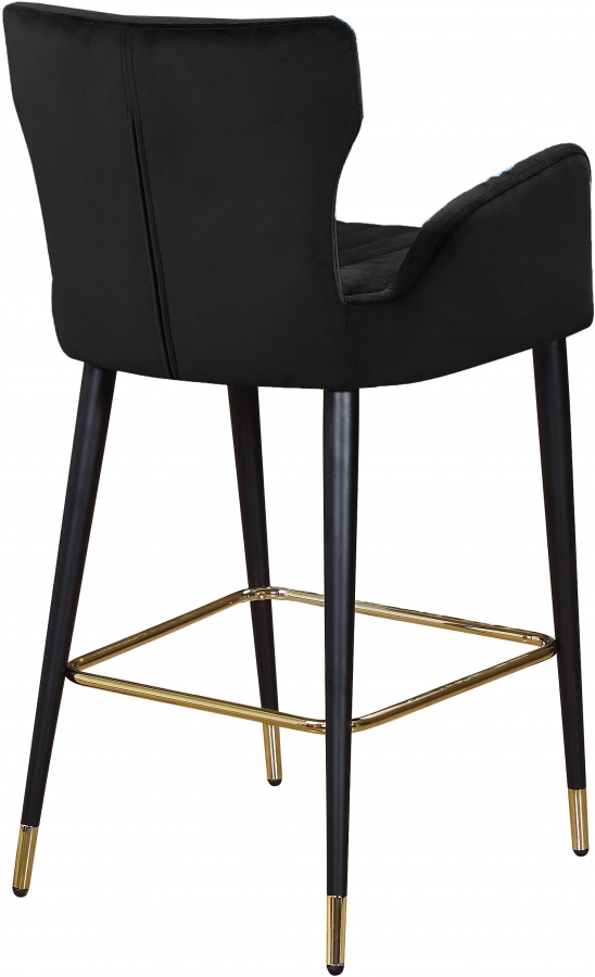 Luxe Velvet Upholstered Counter Stool