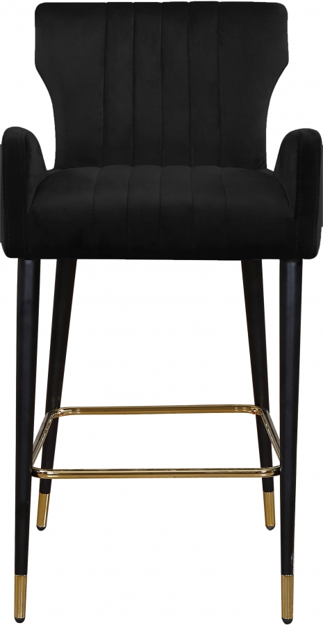 Luxe Velvet Upholstered Counter Stool