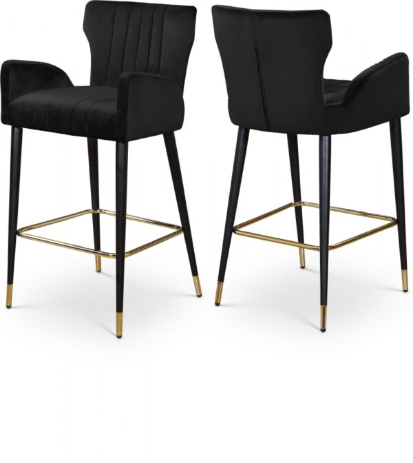 Luxe Velvet Upholstered Counter Stool