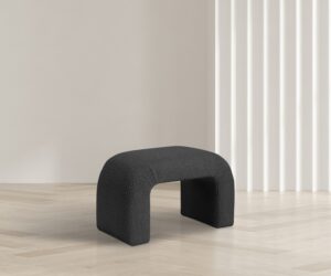 Niagara Boucle Fabric Upholstered Bench