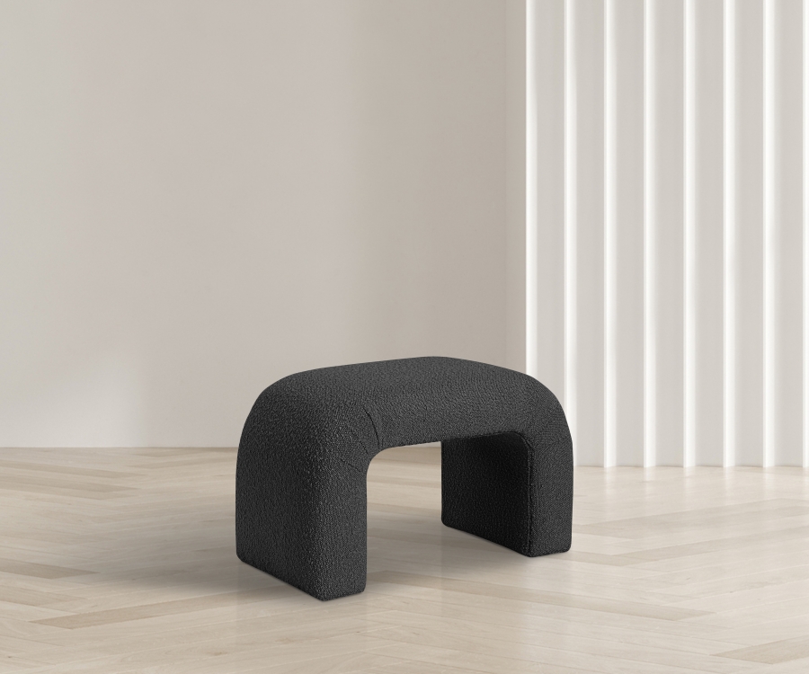 Niagara Boucle Fabric Upholstered Bench