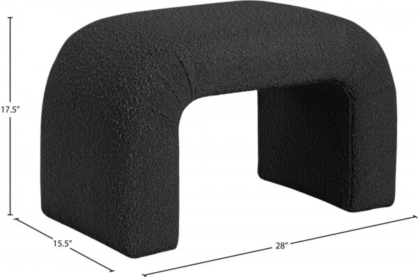 Niagara Boucle Fabric Upholstered Bench