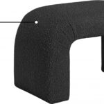 Niagara Boucle Fabric Upholstered Bench