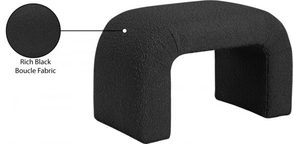 Niagara Boucle Fabric Upholstered Bench