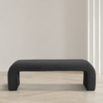 Niagara Boucle Fabric Upholstered Bench