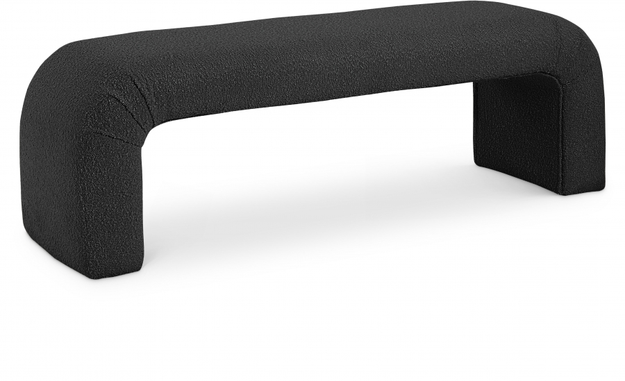 Niagara Boucle Fabric Upholstered Bench