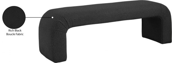 Niagara Boucle Fabric Upholstered Bench