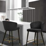 Cassie Velvet Upholstered Counter Stool