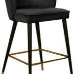 Cassie Velvet Upholstered Counter Stool