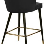 Cassie Velvet Upholstered Counter Stool