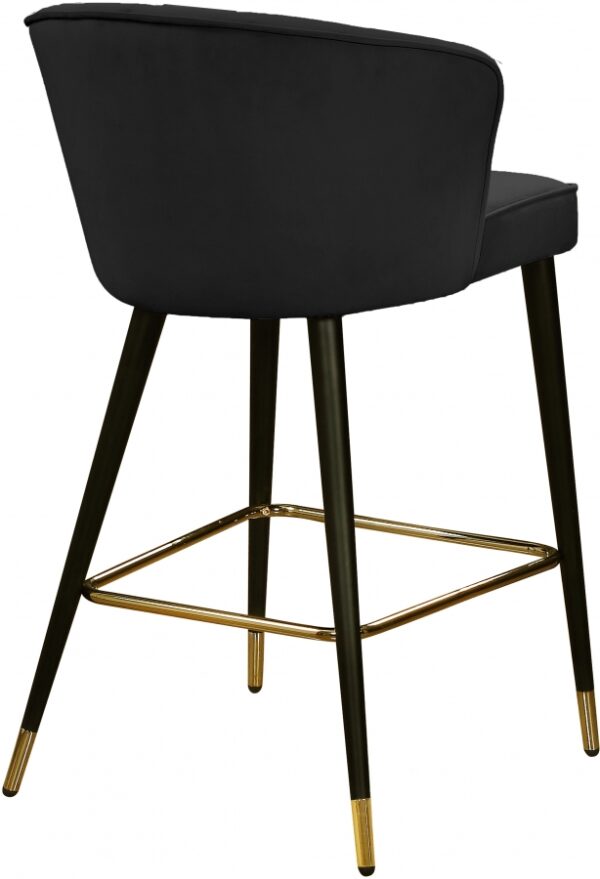 Cassie Velvet Upholstered Counter Stool