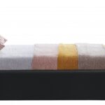 Nico Velvet Upholstered Twin Bed