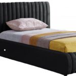 Nico Velvet Upholstered Bed