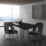 Akoya Velvet Upholstered Dining Chair