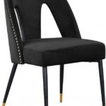 Akoya Velvet Upholstered Dining Chair