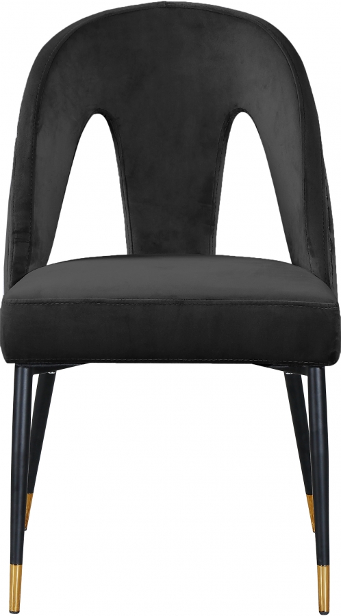 Akoya Velvet Upholstered Dining Chair