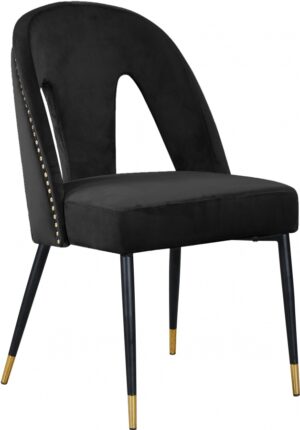 Akoya Velvet Upholstered Dining Chair