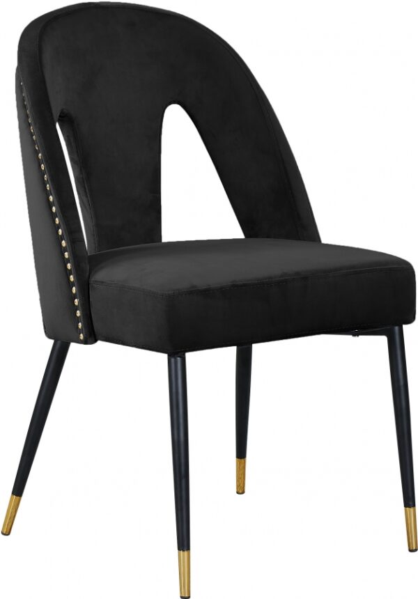 Akoya Velvet Upholstered Dining Chair