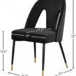 Akoya Velvet Upholstered Dining Chair