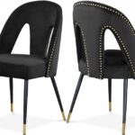 Akoya Velvet Upholstered Dining Chair