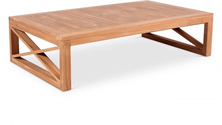 Anguilla Teak Wood Outdoor Patio Coffee Table