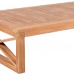 Anguilla Teak Wood Outdoor Patio Coffee Table