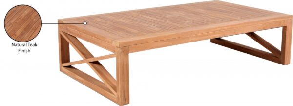 Anguilla Teak Wood Outdoor Patio Coffee Table