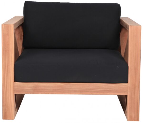 Anguilla Water Resistant Fabric Upholsetered Outdoor Patio Accent Chair