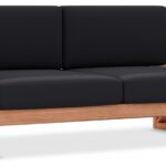 Anguilla 65" Water Resistant Fabric Upholsetered Outdoor Patio Loveseat
