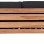 Anguilla 65" Water Resistant Fabric Upholsetered Outdoor Patio Loveseat