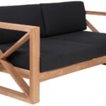 Anguilla 65" Water Resistant Fabric Upholsetered Outdoor Patio Loveseat