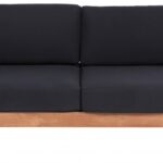 Anguilla 65" Water Resistant Fabric Upholsetered Outdoor Patio Loveseat
