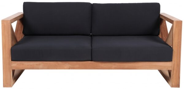 Anguilla 65" Water Resistant Fabric Upholsetered Outdoor Patio Loveseat