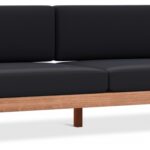 Anguilla 83" Water Resistant Fabric Upholsetered Outdoor Patio Sofa