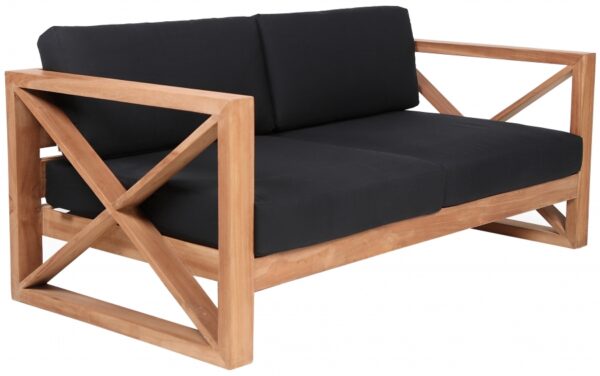 Anguilla 83" Water Resistant Fabric Upholsetered Outdoor Patio Sofa