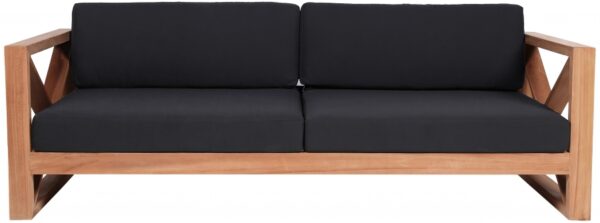 Anguilla 83" Water Resistant Fabric Upholsetered Outdoor Patio Sofa