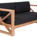 Anguilla 83" Water Resistant Fabric Upholsetered Outdoor Patio Sofa