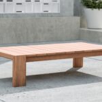 Tulum Teak Wood Outdoor Patio Coffee Table