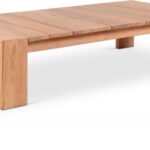 Tulum Teak Wood Outdoor Patio Coffee Table