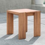 Tulum Teak Wood Outdoor Patio End / Side Table