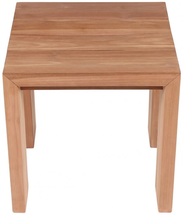 Tulum Teak Wood Outdoor Patio End / Side Table