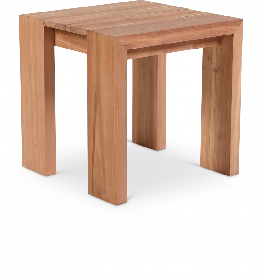 Tulum Teak Wood Outdoor Patio End / Side Table